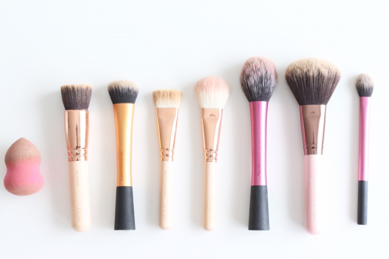 pinceaux pour le teint