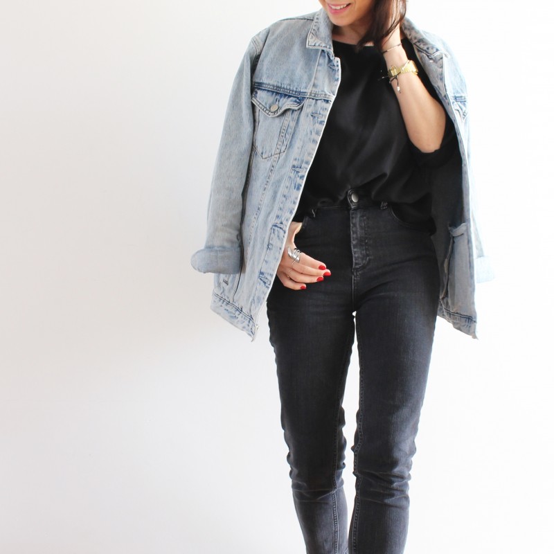 veste en jean boyfriend 