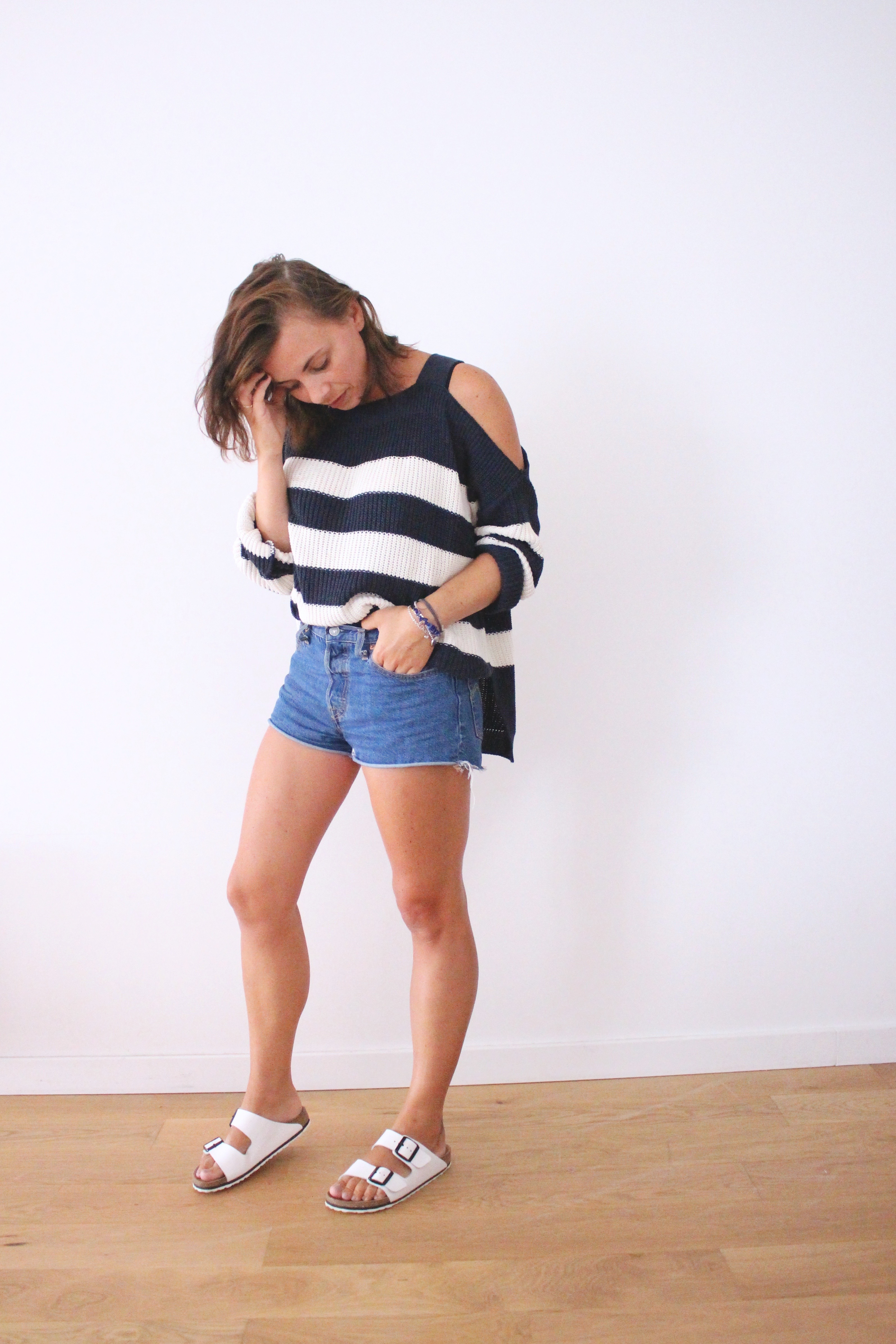 pull épaules dénudées 