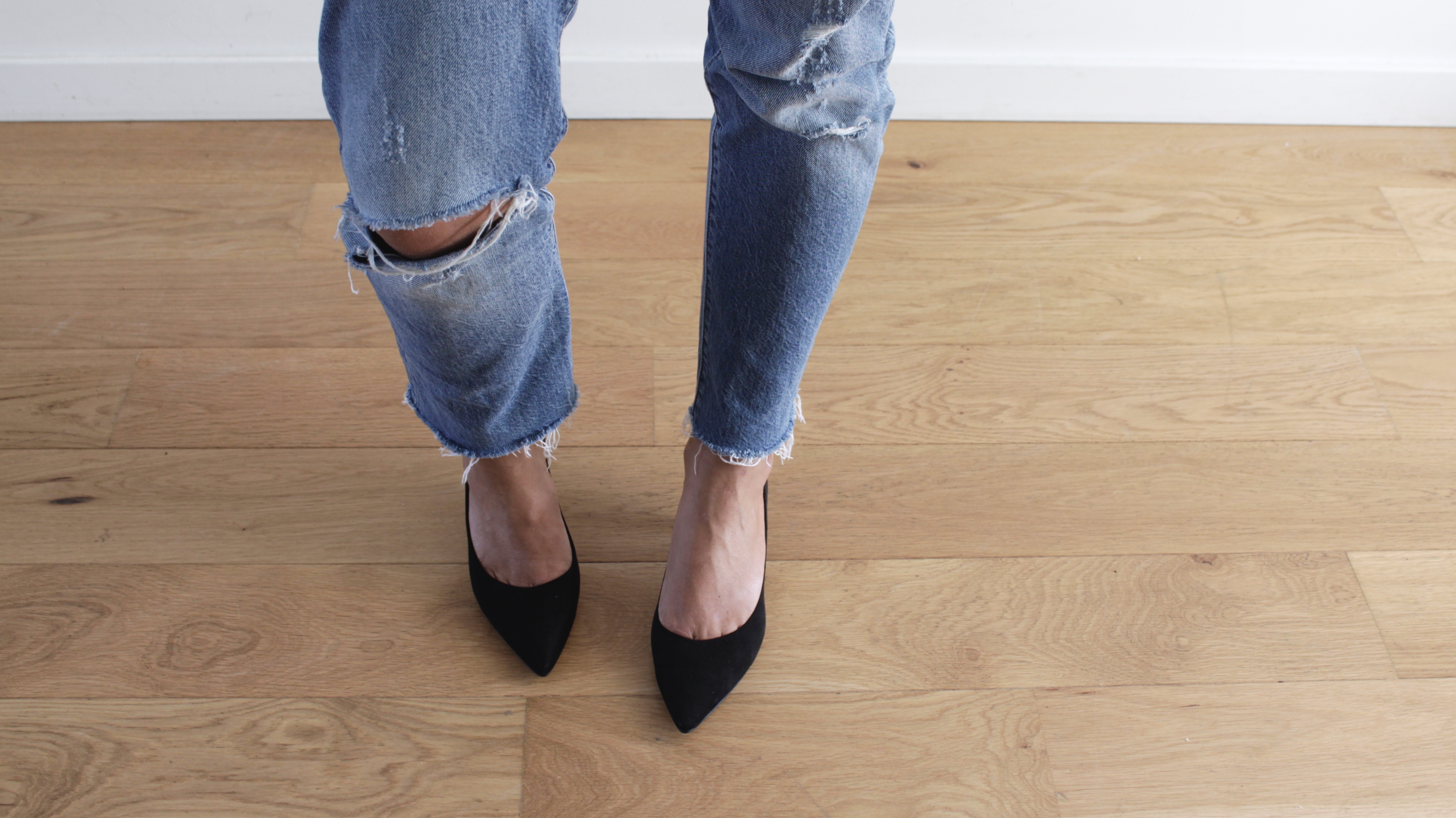 petits talons escarpins noirs