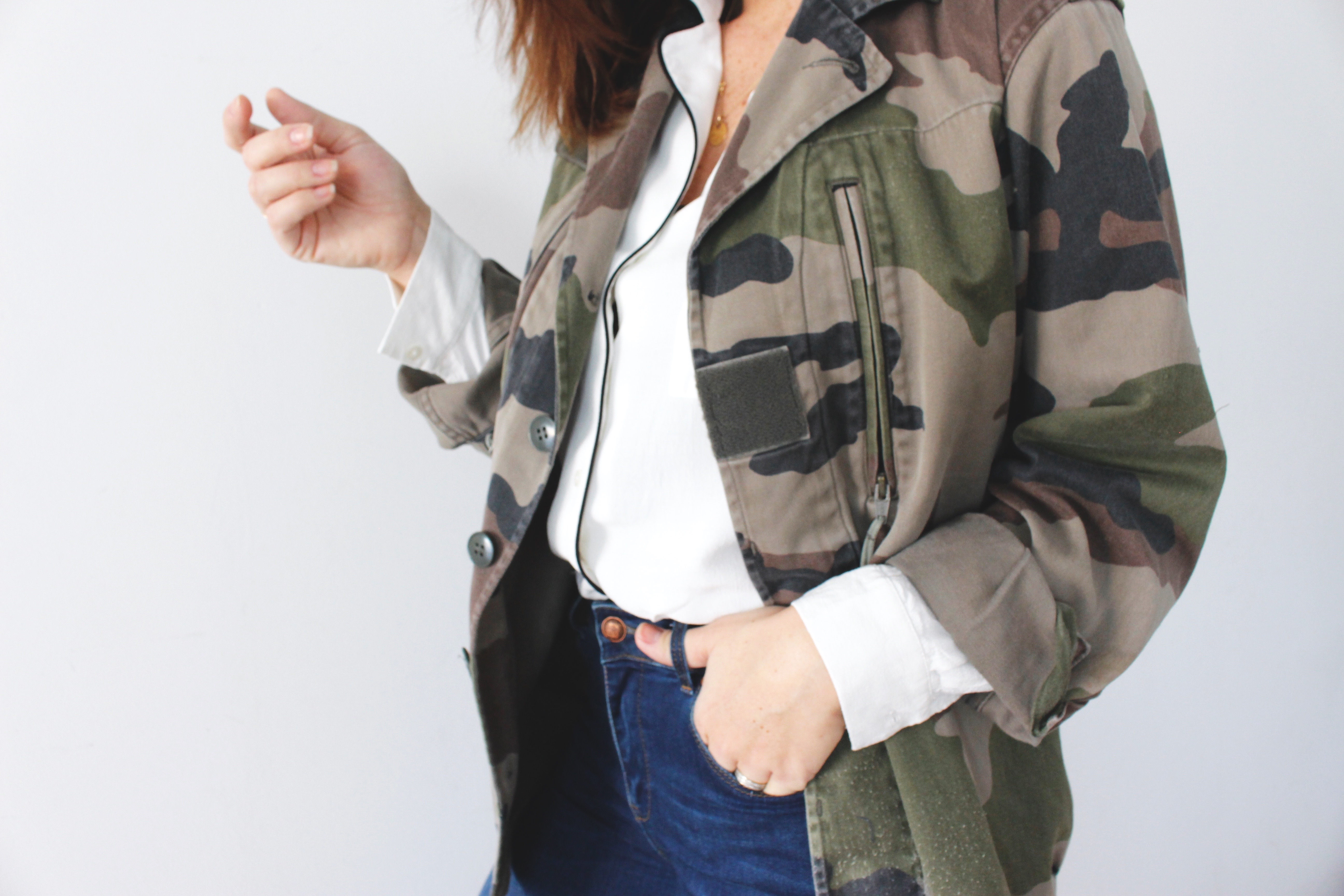 veste militaire vintage blog mode 